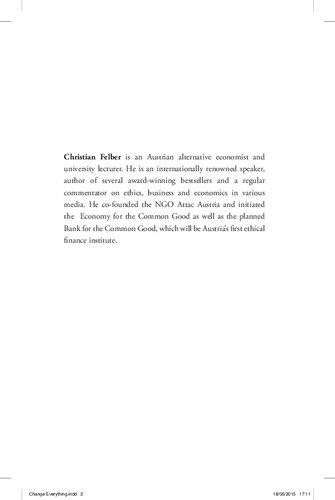 ﻿همه چیز را تغییر دهید: ایجاد یک اقتصاد برای نفع عمومی