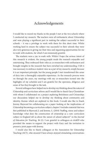 ﻿آزمایش آموزش شهروندی انگلستان: دیدگاه های ایالت، مدرسه و دانش آموز