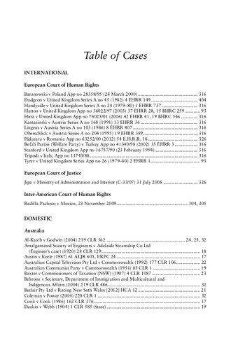 ﻿استفاده از سوابق خارجی توسط قضات قانون اساسی