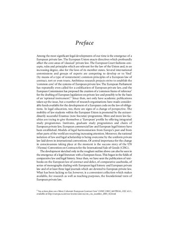 ﻿متون اساسی در حقوق خصوصی اروپا