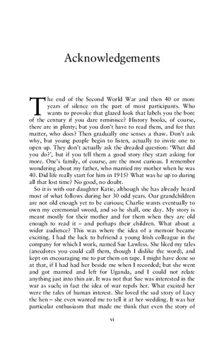 ﻿بخش های زیادی: زندگی و سفرهای یک سرباز، مهندس و داور در آفریقا و فراتر از آن