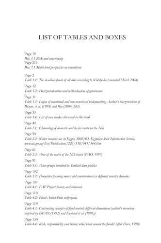 ﻿برنامه ریزی سیل: سیاست امنیت آب