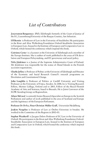 ﻿نقش مناطق و بازیگران فرعی در اروپا