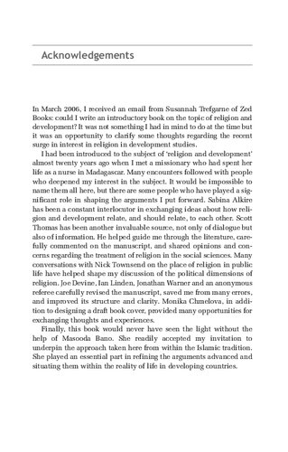 ﻿دین در توسعه: بازنویسی فیلمنامه سکولار