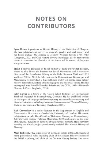 ﻿نوشتن تاریخچه حافظه