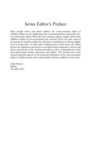 ﻿حقوق اجتماعی-اقتصادی کودکان، دموکراسی و دادگاه ها