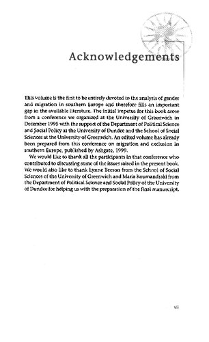 ﻿جنسیت و مهاجرت در جنوب اروپا: زنان در حال حرکت