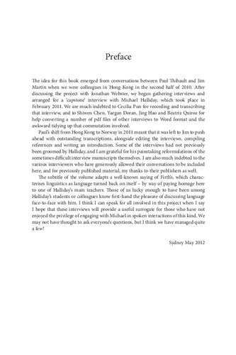 ﻿مصاحبه با M. A. K. Halliday: Language Turned Back on Himself