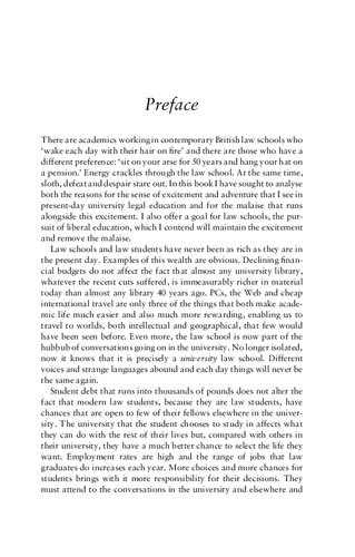 ﻿گفتگوها، انتخاب ها و شانس ها: دانشکده حقوق لیبرال در قرن بیست و یکم