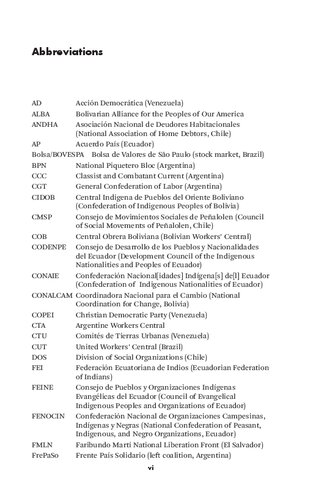 ﻿جنبش‌های اجتماعی و دولت‌های چپ در آمریکای لاتین: رویارویی یا مشارکت؟