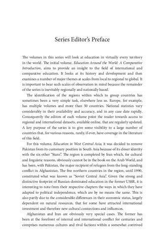 ﻿آموزش در غرب آسیای مرکزی