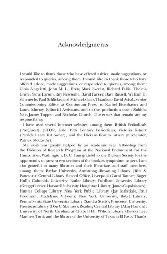 ﻿دیکنز، روزنامه نگاری، موسیقی: کلمات خانگی و در تمام طول سال