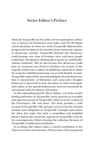 ﻿الکسیس دو توکویل جلد 7: متفکران اصلی محافظه کار و آزادیخواه