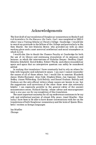 ﻿Simplicius: On the Aristotle On the Heavens 3.7-4.6