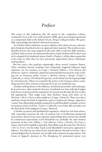 ﻿موارد شاخص در حقوق قرارداد