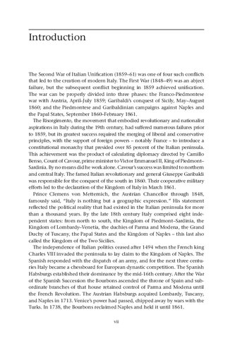 ﻿جنگ دوم اتحاد ایتالیا 1859-1861: تاریخ های اساسی