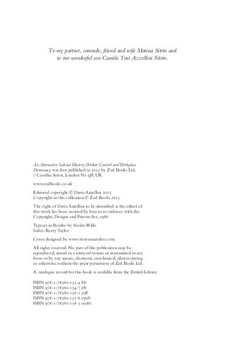 ﻿تاریخچه کار جایگزین: کنترل کارگر و دموکراسی محل کار