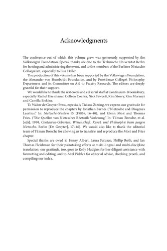 ﻿نیچه به عنوان محقق دوران باستان