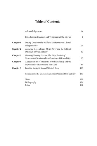 ﻿آزادی و انتقام در فیلم: زندگی های مخاطره آمیز و سیاست سوبژکتیویته