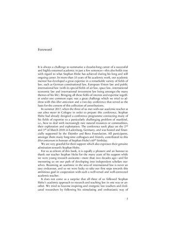 ﻿منابع طبیعی و حقوق بین الملل - تحولات و چالش ها: Liber Amicorum به افتخار استفان هوب