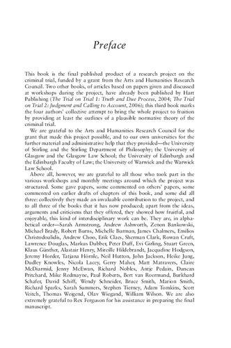 ﻿محاکمه در مورد محاکمه: جلد 3: به سوی نظریه هنجاری محاکمه کیفری