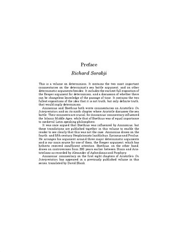 ﻿آمونیوس: درباره ارسطو، در تفسیر 9; با بوئتیوس: درباره ارسطو، در مورد تفسیر 9