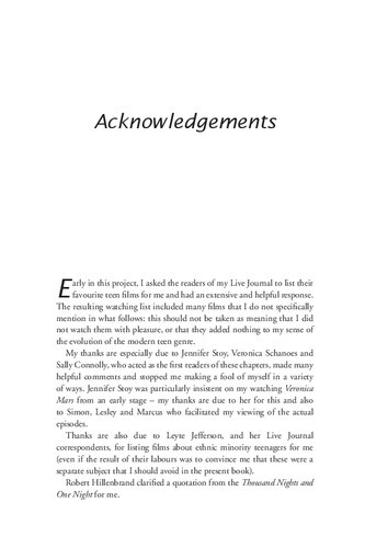 ﻿رویاهای نوجوان: خواندن فیلم و تلویزیون نوجوانان از «هدرز» تا «ورونیکا مارس»