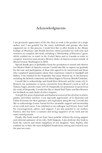 ﻿معنویت کلاسیک در آمریکای معاصر: تلاقی و سهم G.I. Gurdjieff و Sufism