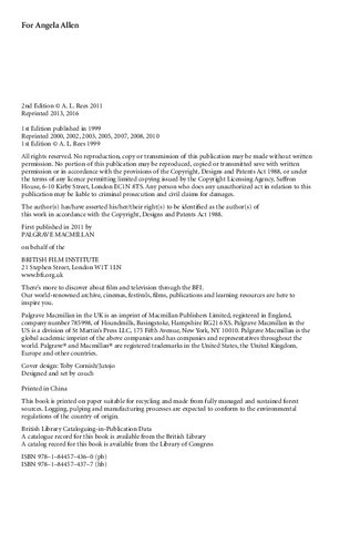 ﻿تاریخچه فیلم و ویدیوی تجربی: از آوانگارد متعارف تا تمرین معاصر بریتانیا