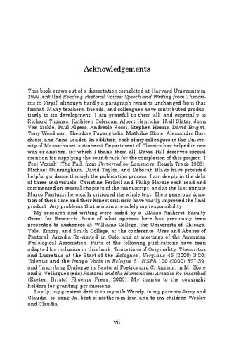 ﻿کتیبه های شبانی: خواندن و نوشتن سرودهای ویرژیل