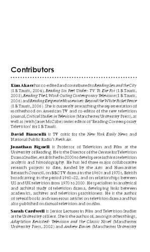 ﻿تلویزیون با کیفیت: تلویزیون معاصر آمریکا و فراتر از آن