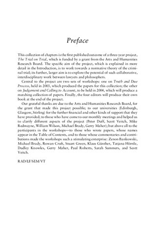 ﻿محاکمه در مورد محاکمه: جلد 1: حقیقت و روند مناسب
