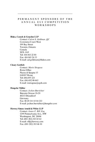 ﻿قانون رقابت اروپا سالانه 2005: تعامل بین قانون رقابت و حقوق مالکیت فکری