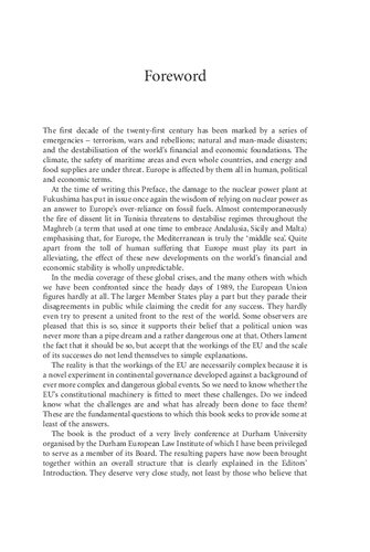 ﻿اتحادیه اروپا و شرایط اضطراری جهانی: تحلیل قانون و سیاست