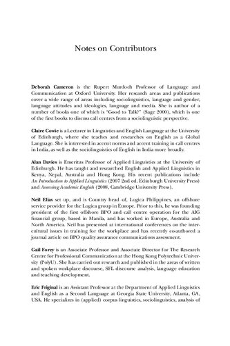 ﻿جهانی شدن، ارتباطات و محل کار: صحبت در سراسر جهان