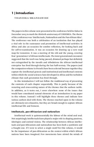 ﻿روشنفکران آفریقایی: بازاندیشی در سیاست، زبان، جنسیت و توسعه