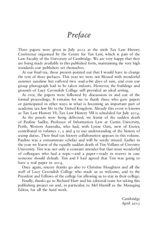 ﻿مطالعات تاریخ حقوق مالیاتی، جلد 6