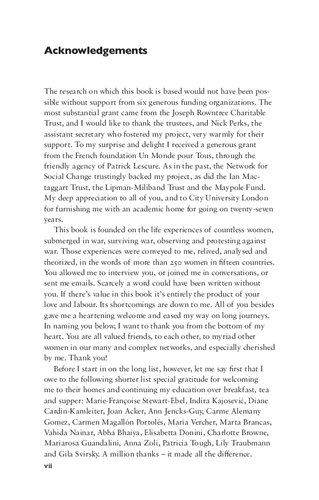 ﻿از جایی که ما ایستاده ایم: جنگ، کنشگری زنان و تحلیل فمینیستی