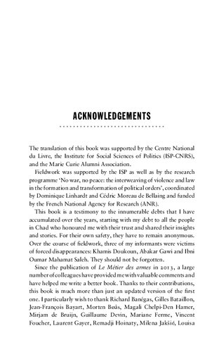 ﻿زندگی با تفنگ در چاد: مبارزان، مصونیت از مجازات و تشکیل دولت