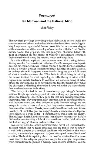 ﻿ایان مک ایوان: دیدگاه های انتقادی معاصر