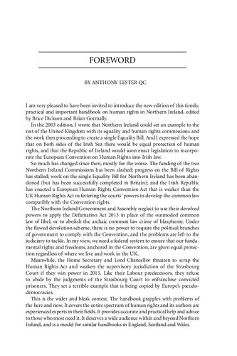 ﻿حقوق بشر در ایرلند شمالی: کتاب راهنمای CAJ