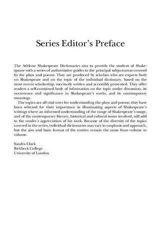 ﻿زبان دینی شکسپیر: فرهنگ لغت