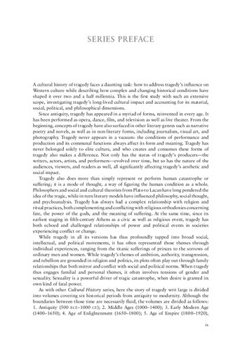 ﻿تاریخ فرهنگی تراژدی در اوایل عصر مدرن جلد 3