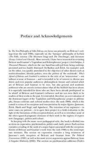 ﻿چه کسی از دلوز و گاتاری می ترسد؟