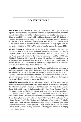 ﻿کودکان و معاینه متقابل: زمان تغییر قوانین؟