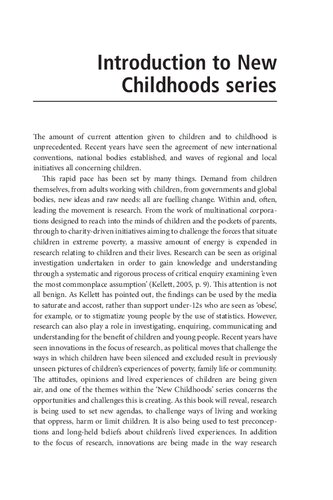 ﻿بازاندیشی کودکان، خشونت و حفاظت: مجموعه دوران کودکی جدید