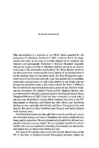 ﻿استفاده پولس از عهد عتیق در رومیان 9.1-9: یک تفسیر بینامتنی و الهیاتی