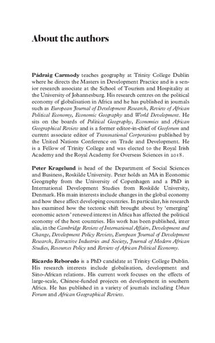 ﻿ظهور سایه آفریقا: چین و سراب توسعه اقتصادی آفریقا