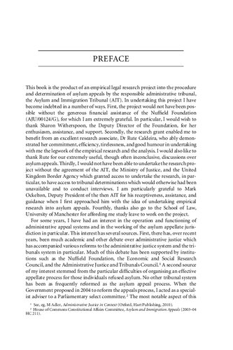 ﻿عدالت اداری و تجدید نظر پناهندگی: مطالعه قضاوت دادگاه