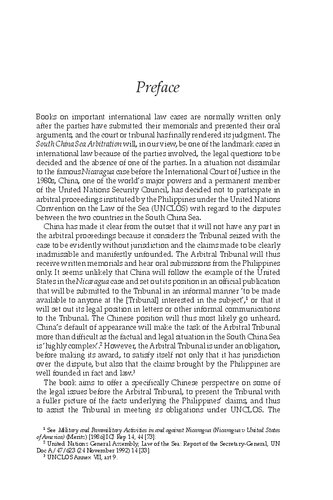 ﻿داوری دریای چین جنوبی: دیدگاه چینی